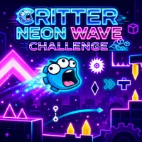 Play Critter Neon Wave Challenge now!
