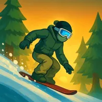 Play Downhill Snowboard now!