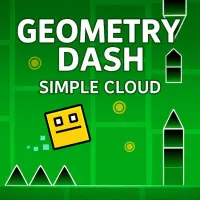 Play Geometry Dash Simple Cloud now!