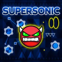 PLay Geometry Dash Supersonic now!
