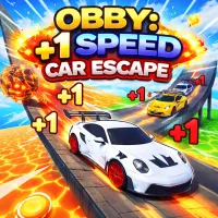 Obby: +1 Speed Car Escape