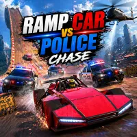Ramp Car Vs Police Chase